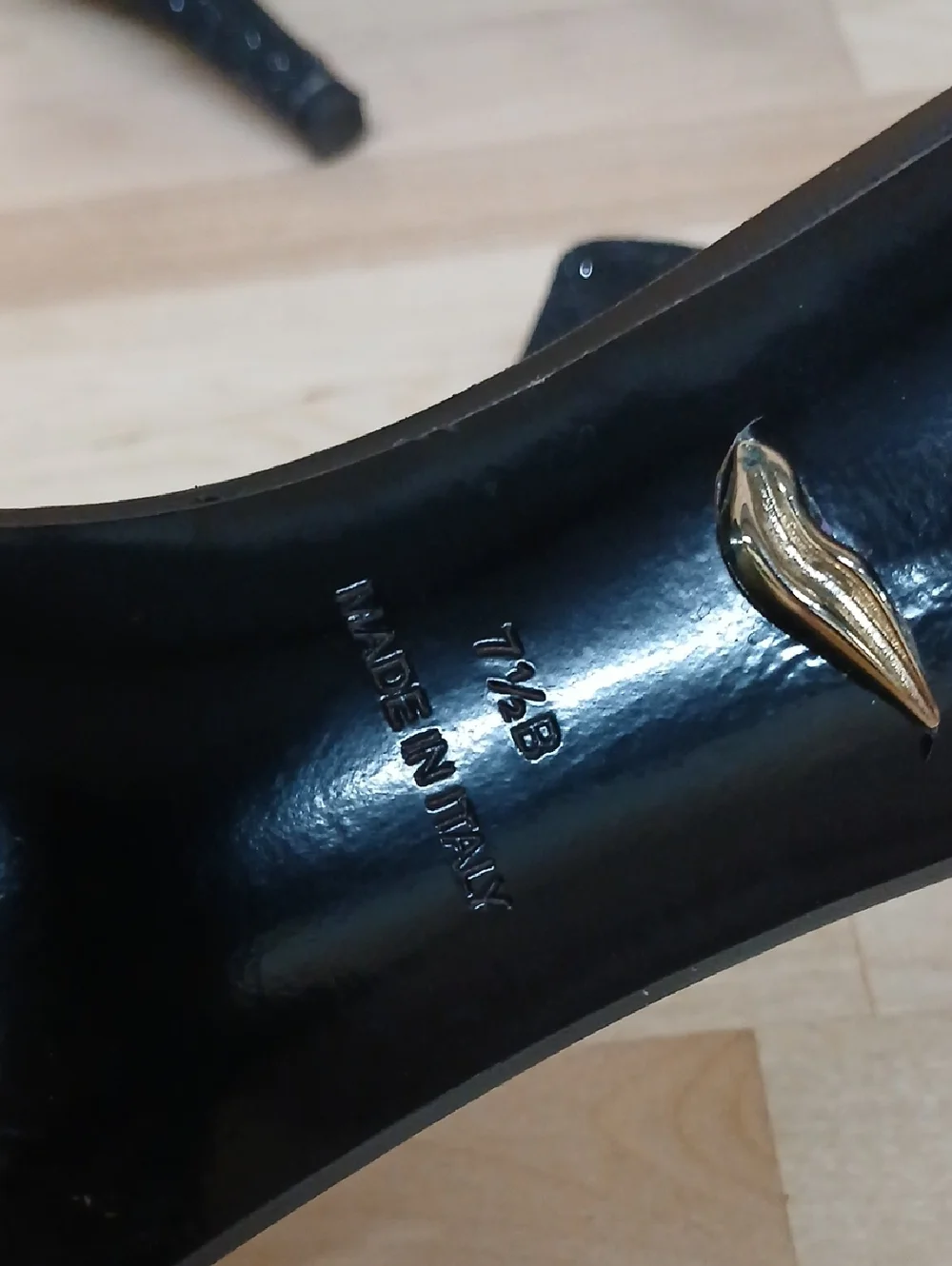 Diane Von Furstenberg Black Glitter Ankle-Strap Stiletto Heels Size 7.5 B
